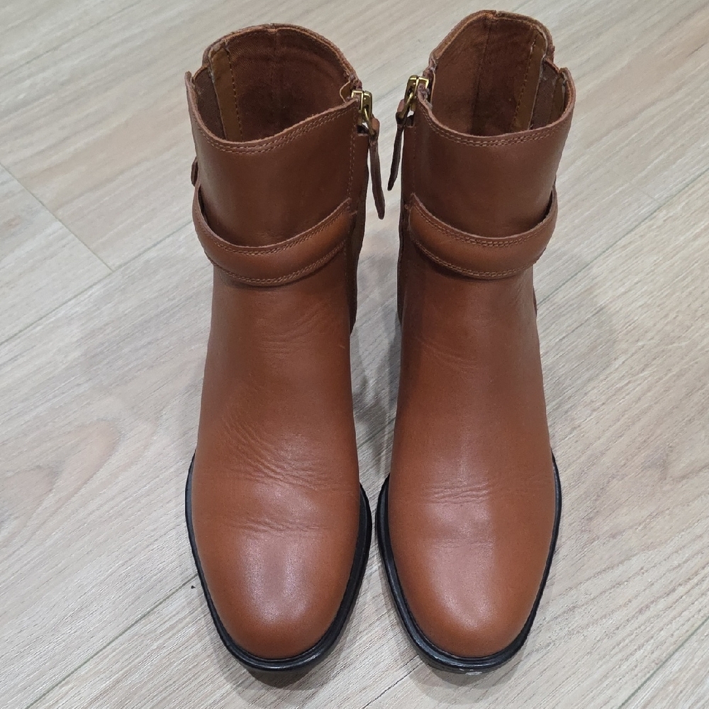 Franco Sarto Tan Ankle Booties